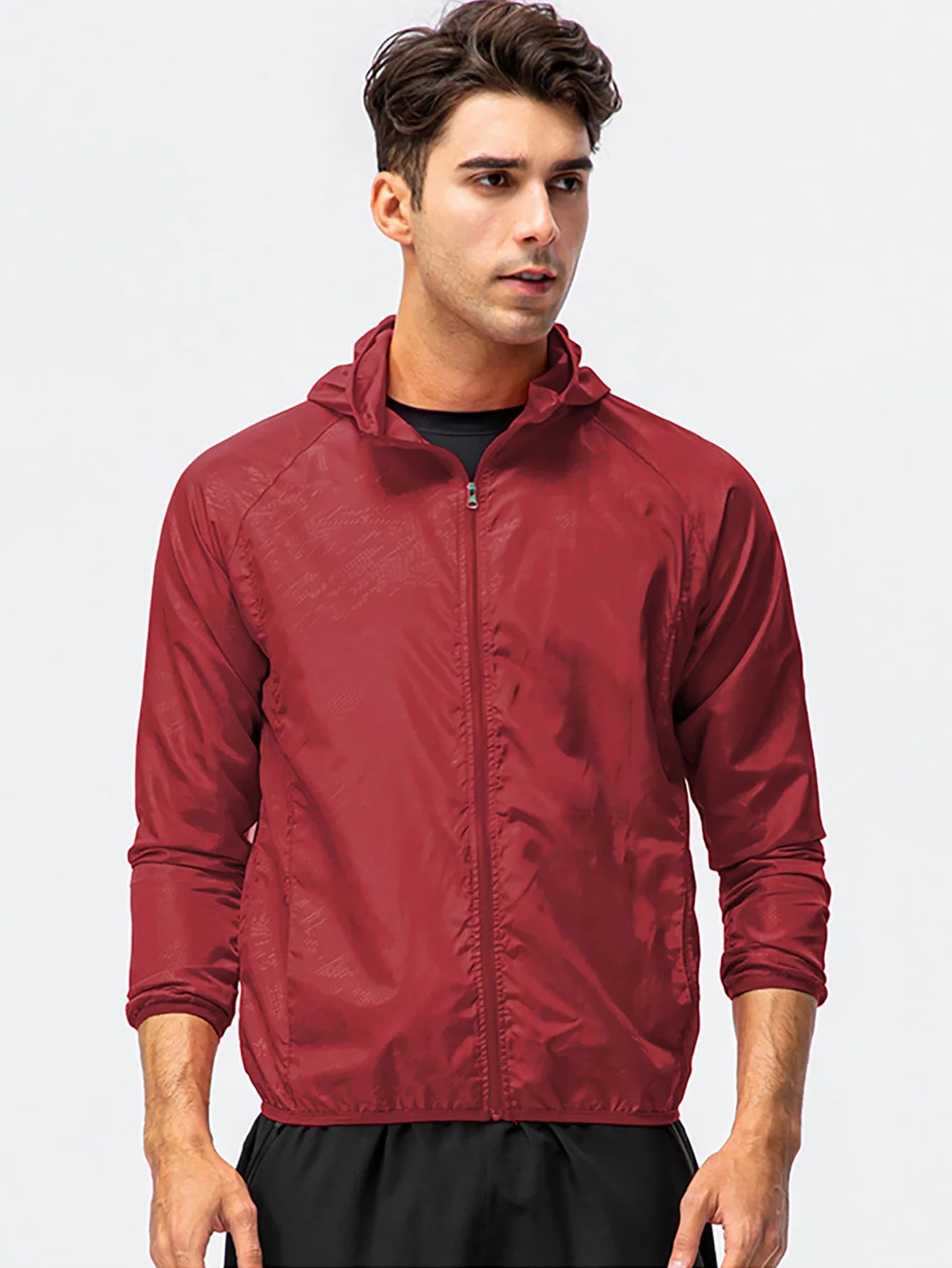 Unisex Waterproof Windbreaker Jacket – Sun Protection & Outdoor Use